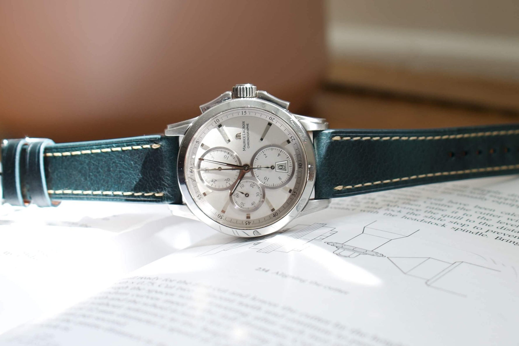 Maurice Lacroix Pontos Chronograph PT7538/48 Men's Swiss Made Automatic Watch - WearingTime Luxury Watches