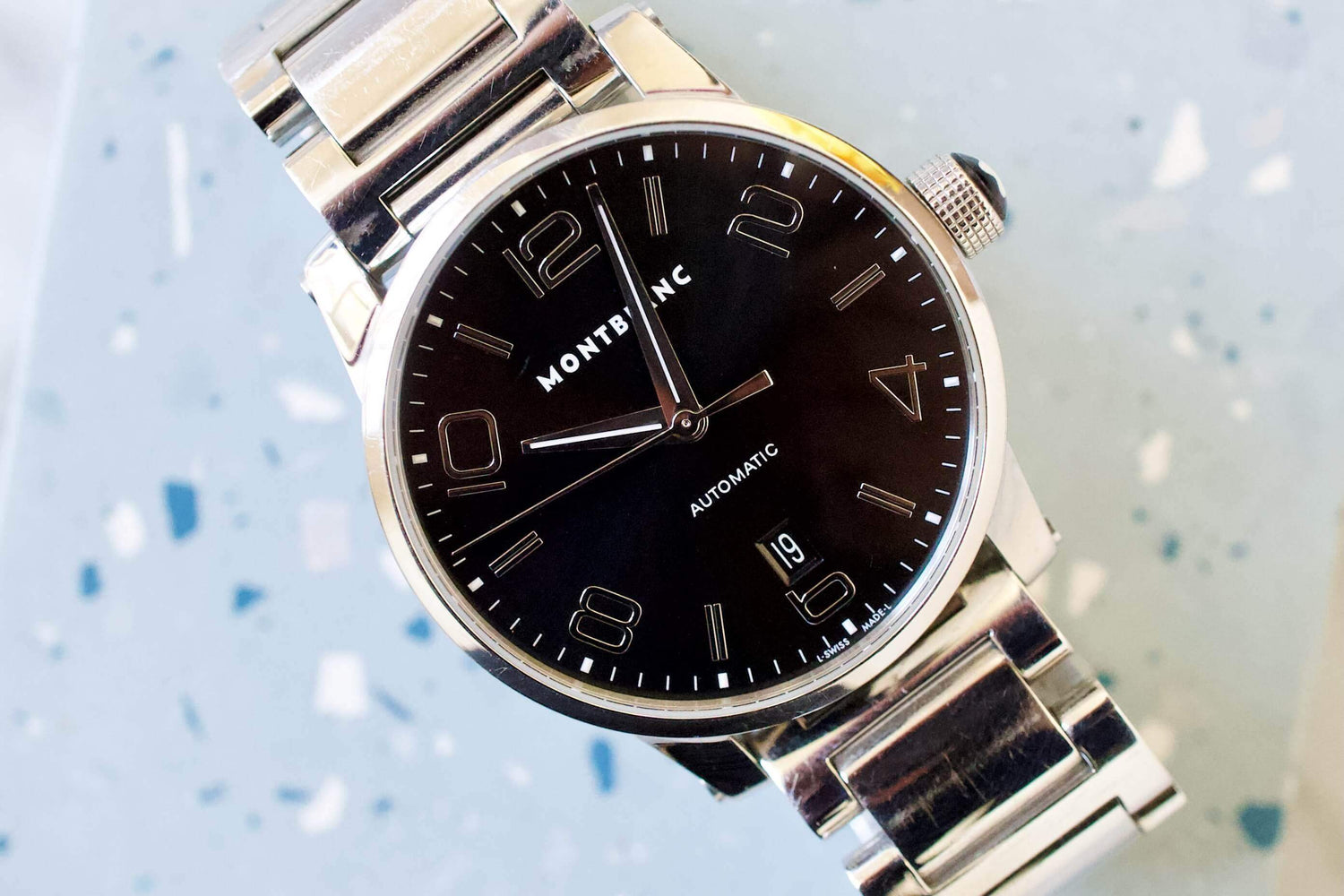 Mont Blanc Timewalker Date ref. 7185 montblanc automatic 39mm - WearingTime Luxury Watches