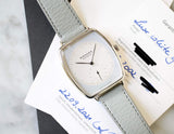 SOLDOUT: NOMOS LUX 18K Solid White Gold Ref. 920 Tonneau 40mm In House Movement