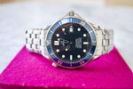 OMEGA SEAMASTER 300m 2531.80 41mm Blue Wave Dial Automatic Chronometer Bond Goldeneye - WearingTime Luxury Watches