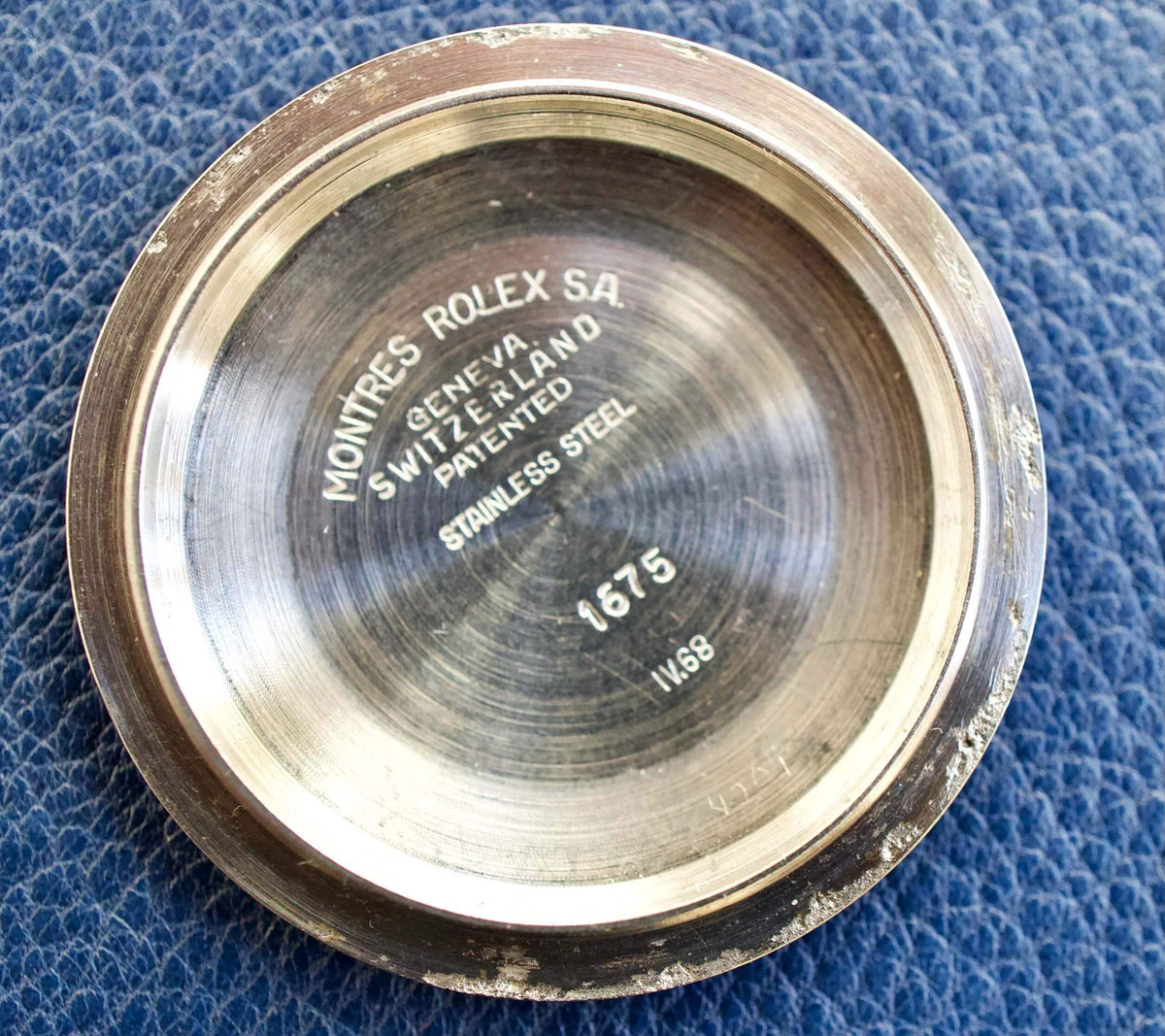 Rolex 1675 PEPSI 40MM GMT 1969 Faded Ghost Bezel USA Jubilee Band Vintage - WearingTime Luxury Watches