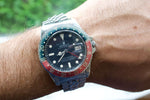 Rolex 1675 PEPSI 40MM GMT 1969 Faded Ghost Bezel USA Jubilee Band Vintage - WearingTime Luxury Watches