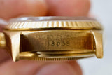 SOLD OUT: Rolex Day Date 1986 President Ref. 18038 Factory String Diamond Dial Tight Band Day-Date( Serviced 2023)