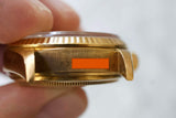 SOLD OUT: Rolex Day Date 1986 President Ref. 18038 Factory String Diamond Dial Tight Band Day-Date( Serviced 2023)