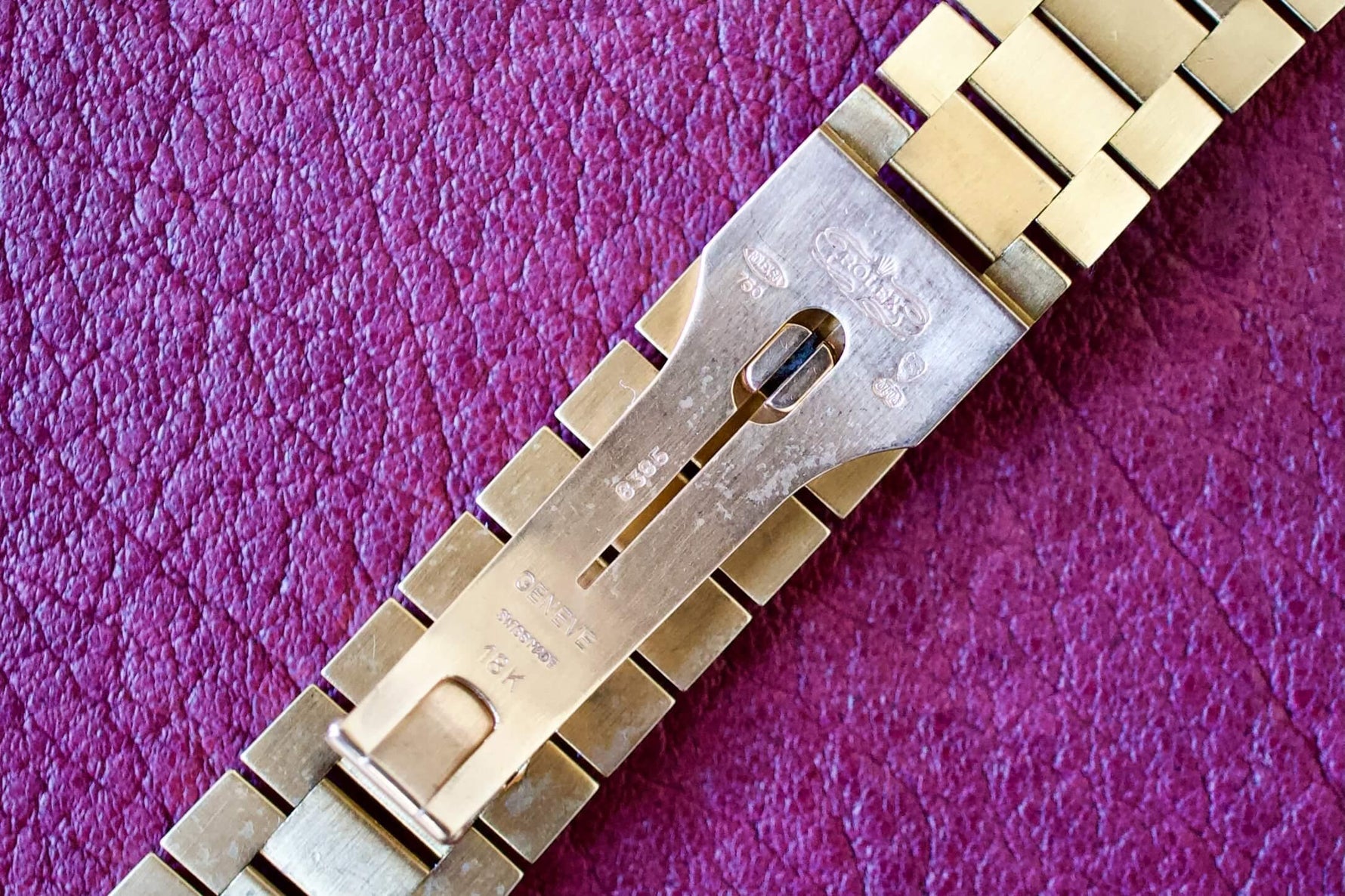 Rolex Day Date 1986 President Ref. 18038 Factory String Diamond Dial Tight Band Day-Date - WearingTime Luxury Watches