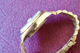 SOLD OUT: Rolex Day Date 1986 President Ref. 18038 Factory String Diamond Dial Tight Band Day-Date( Serviced 2023)