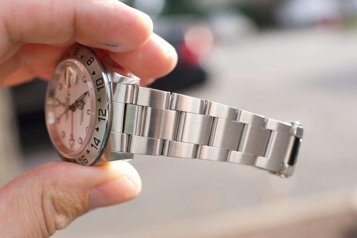 Rolex Explorer II POLAR SWISS ONLY Dial Ref 16570 Box and Papers - WearingTime Luxury Watches