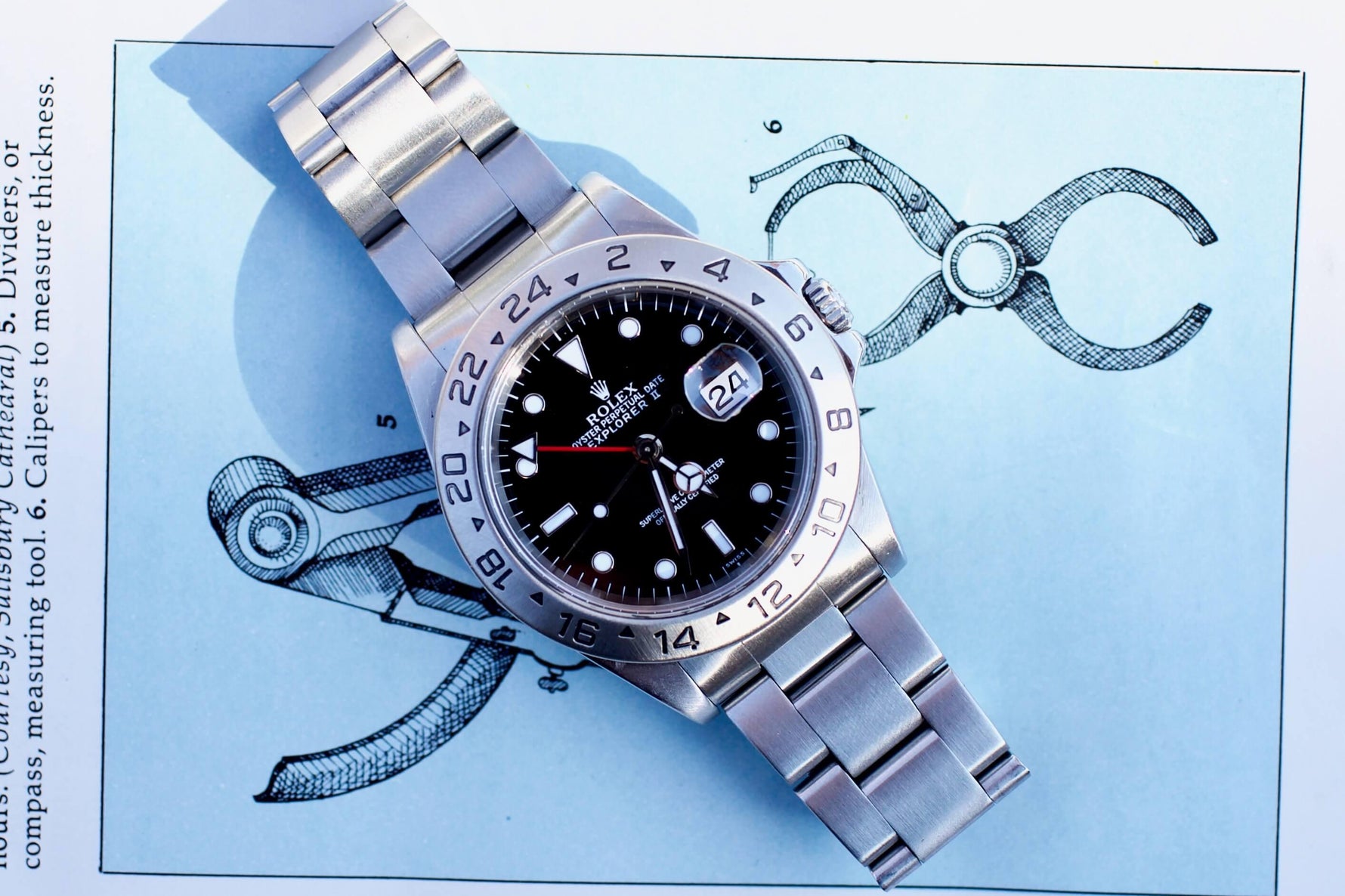 Rolex Explorer II Swiss Only Dial Ref 16570 - WearingTime Luxury Watches