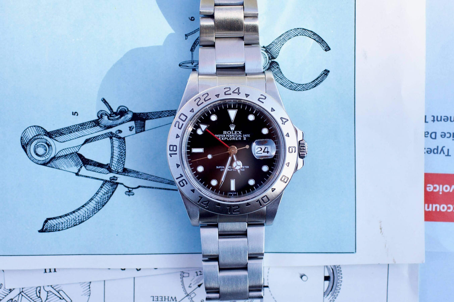 Rolex Explorer II Swiss Only Dial Ref 16570 - WearingTime Luxury Watches