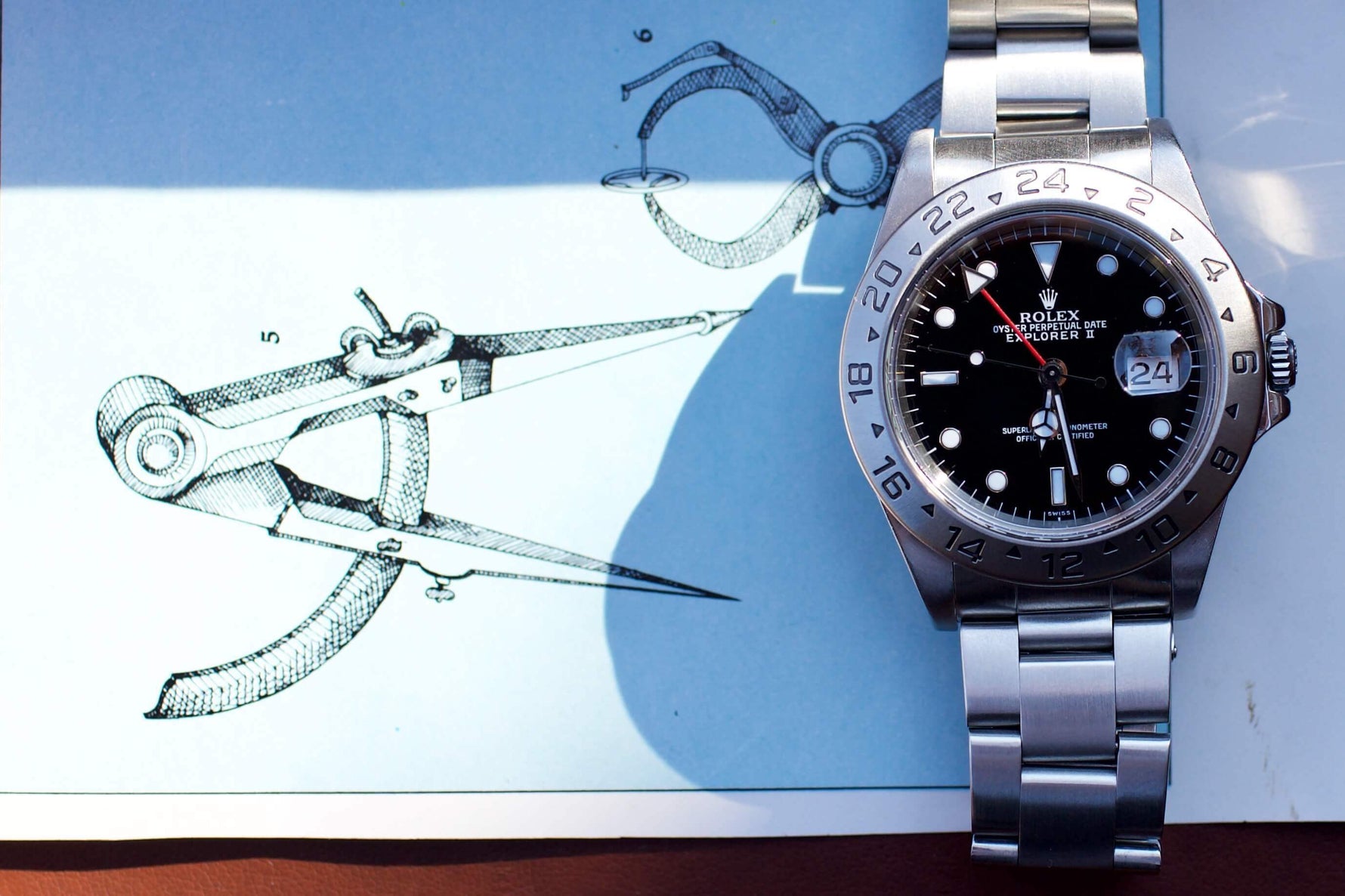 Rolex Explorer II Swiss Only Dial Ref 16570 - WearingTime Luxury Watches