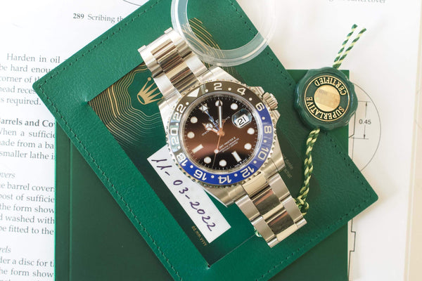 SOLDOUT: Rolex GMT Master II Batman 126710BLNR Steel Mens Watch 2022 Papers NEW