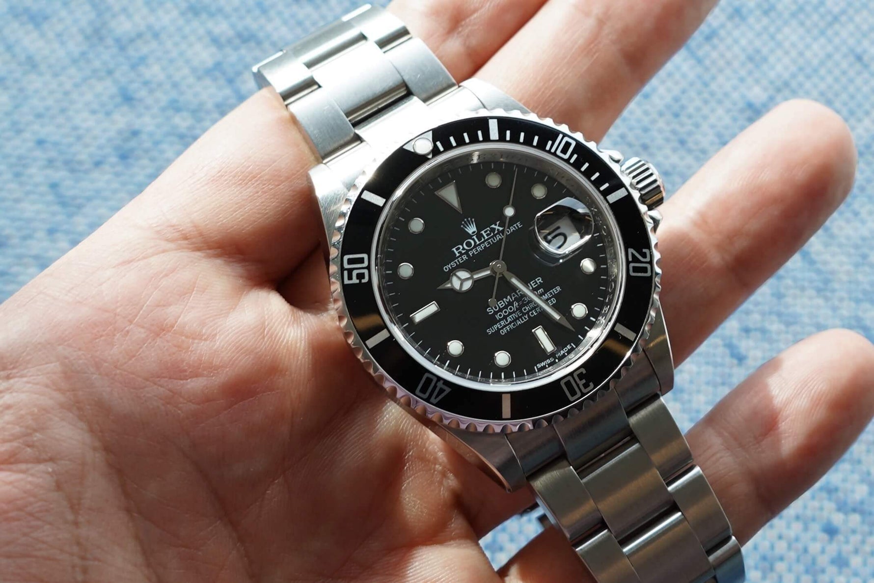 Rolex Submariner 16610 Rehault Solid End Links 2007/2008 Box - WearingTime Luxury Watches