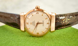 SOLD OUT: 1952 Omega Seamaster 14324 Hooded Lugs 18K Solid Gold 34mm