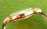 SOLD OUT: 1952 Omega Seamaster 14324 Hooded Lugs 18K Solid Gold 34mm
