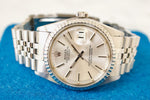 SOLD OUT: 1978 Rolex Vintage Datejust Ref 1603 36mm Engine Turned Bezel Jubilee Bracelet - WearingTime Luxury Watches