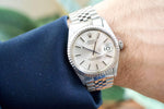 SOLD OUT: 1978 Rolex Vintage Datejust Ref 1603 36mm Engine Turned Bezel Jubilee Bracelet - WearingTime Luxury Watches