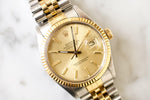 SOLD OUT: 1986 Rolex Datejust Ref. 16013 Two Tone 36mm Box Jubilee Bracelet - WearingTime Luxury Watches