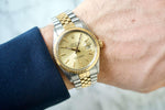 SOLD OUT: 1986 Rolex Datejust Ref. 16013 Two Tone 36mm Box Jubilee Bracelet - WearingTime Luxury Watches
