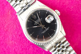 SOLD OUT: 1997 Rolex Datejust Steel 36mm Jubilee 16220 U series Black Dial Box
