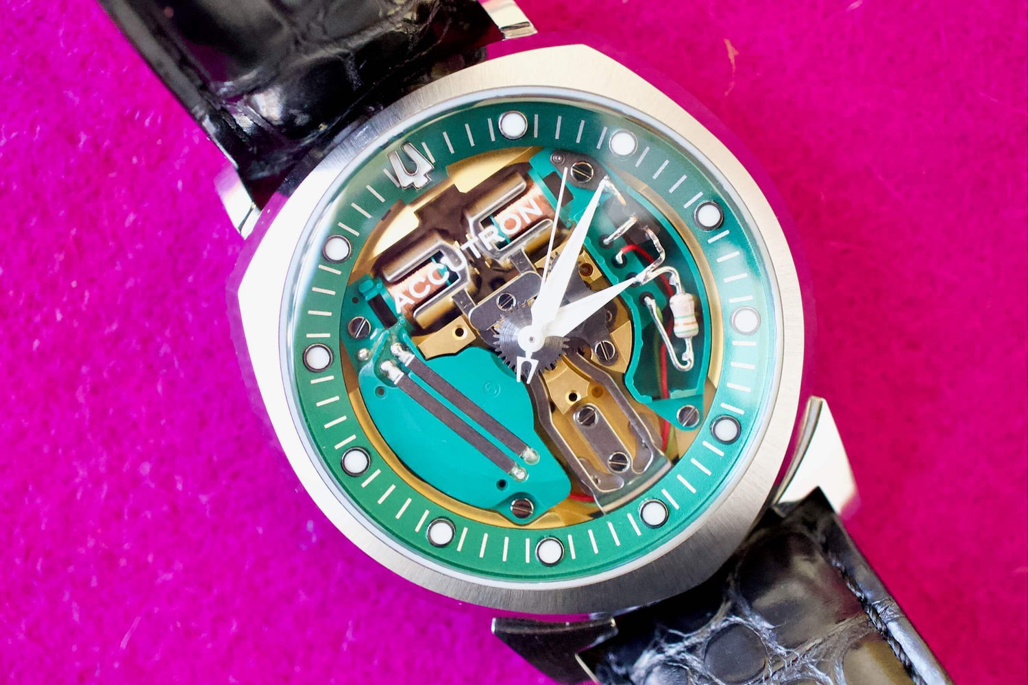 SOLD OUT: ACCUTRON BULOVA 42mm SPACEVIEW 214 50TH ANNIVERSARY LIMITED 1000 WATCH C877665 - WearingTime Luxury Watches