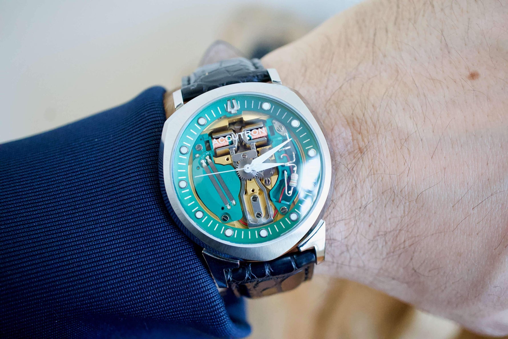 SOLD OUT: ACCUTRON BULOVA 42mm SPACEVIEW 214 50TH ANNIVERSARY LIMITED 1000 WATCH C877665 - WearingTime Luxury Watches