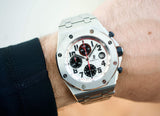 Sold Out: Audemars Piquet Royal Oak Offshore 26170ST 42MM Chronograph White Steel Box and Papers 2018