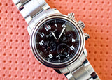 SOLD OUT: Blancpain Leman Flyback 38mm Chronograph 2185-F Steel Bracelet Box Papers 2185F