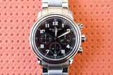 SOLD OUT: Blancpain Leman Flyback 38mm Chronograph 2185-F Steel Bracelet Box Papers 2185F