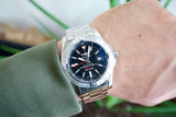 SOLD OUT: Breitling Avenger GMT A3239011 3 Timezones 300m Box and Papers 43mm Steel