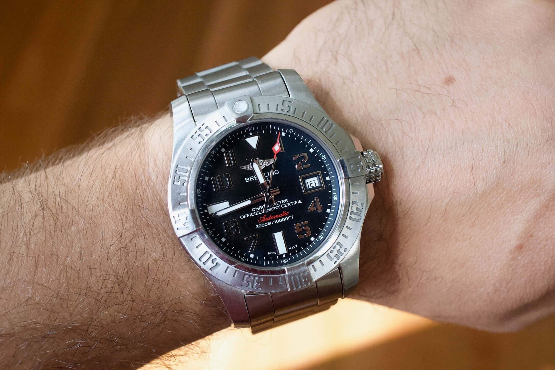 SOLD OUT: Breitling Avenger II SeaWolf A17331 Automatic Box and Papers Steel 45mm Diver - WearingTime Luxury Watches