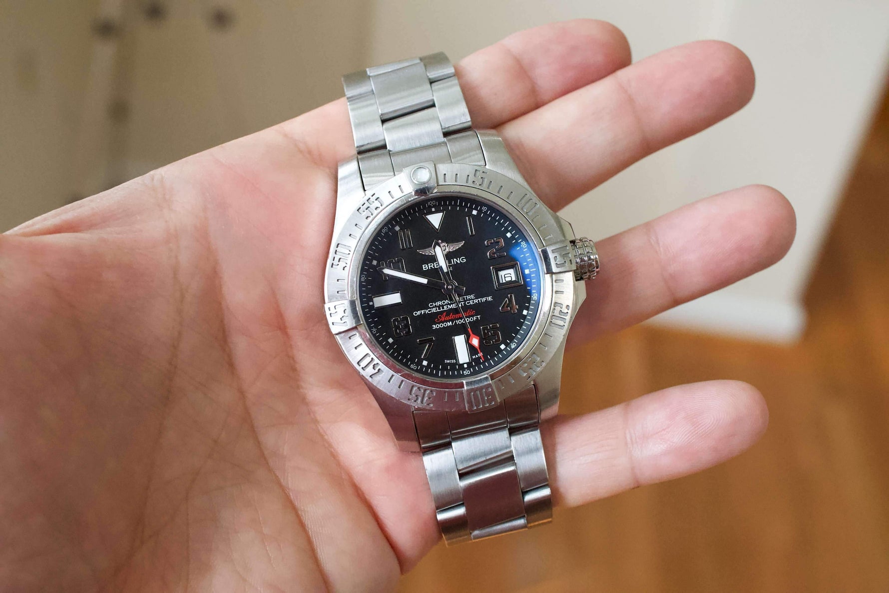 SOLD OUT: Breitling Avenger II SeaWolf A17331 Automatic Box and Papers Steel 45mm Diver - WearingTime Luxury Watches