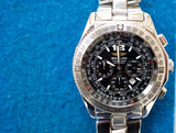 SOLD OUT: Breitling B2 43mm Chronograph Stainless Steel Black Dial A42362 Box and Papers