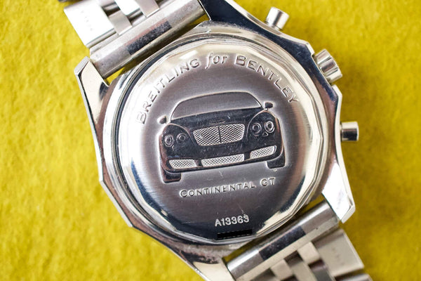 SOLD OUT: Breitling Bentley A13363 45mm Chronograph Continental GT Box Papers