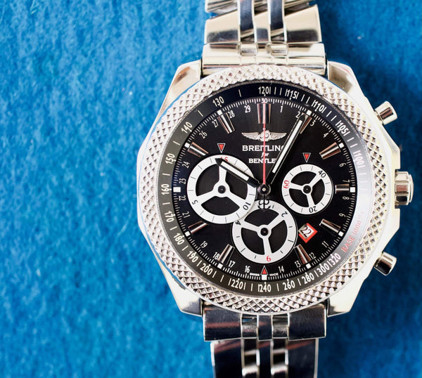 SOLD OUT: Breitling Bentley Bernato Racing A25366 Limited Edition Chronograph 49MM Box