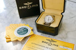 SOLD OUT: Breitling Bentley GT A13362 Chronograph 45mm Box and Papers White Steel Bracelet - WearingTime Luxury Watches