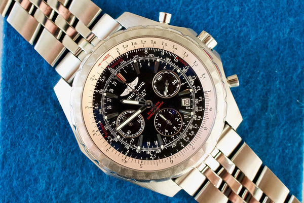 SOLD OUT: Breitling Bentley Motors T 47mm Chronograph Bracelet A25363 Box and Papers