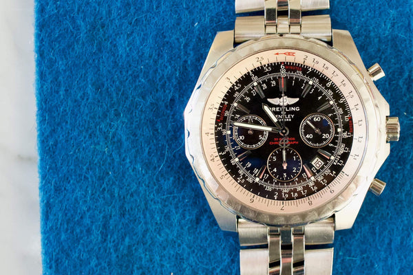 SOLD OUT: Breitling Bentley Motors T 47mm Chronograph Bracelet A25363 Box and Papers