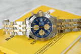 SOLD OUT: Breitling Chronomat Evolution B13356 Two Tone 44mm Box and Papers B1335611