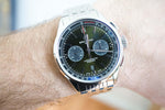 SOLD OUT: Breitling Premier 42mm B01 Chronograph AB011 British Racing Green Dial Box Papers - WearingTime Luxury Watches