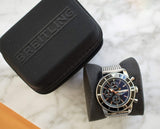 SOLD OUT: Breitling SuperOcean Chronograph A13320 46MM Chronograph Black Dial Steel Box 2013