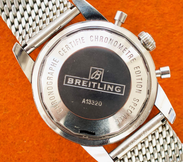 SOLD OUT: Breitling SuperOcean Chronograph A13320 46MM Chronograph Black Dial Steel Box 2013