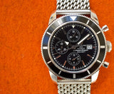 SOLD OUT: Breitling SuperOcean Chronograph A13320 46MM Chronograph Black Dial Steel Box 2013