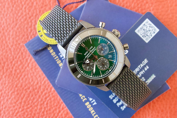 SOLD OUT: Breliting SuperOcean Heritage MB01621A1L1S1 B01 44mm Chronograph DLC 1 of 250