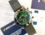 SOLD OUT: Breliting SuperOcean Heritage MB01621A1L1S1 B01 44mm Chronograph DLC xx/250 Warranty 2026