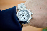 SOLD OUT: Cartier Pasha Chronograph 2412 36mm Box and Papers Near Mint