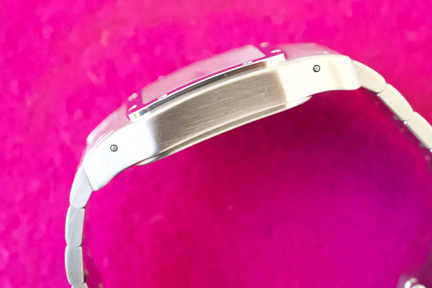 SOLD OUT: Cartier Santos Galbee XL 2823 Steel Mens Automatic Watch steel bracelet 45 x 32 mm wears like 38mm - WearingTime Luxury Watches