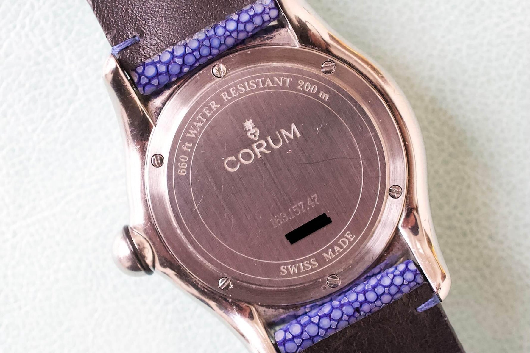 SOLD OUT: Corum BUBBLE FACTORY DIAMOND Dial and Bezel 1.27 Carats 45mm Box Papers - WearingTime Luxury Watches