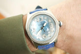 SOLD OUT: Corum BUBBLE FACTORY DIAMOND Dial and Bezel 1.27 Carats 45mm Box Papers