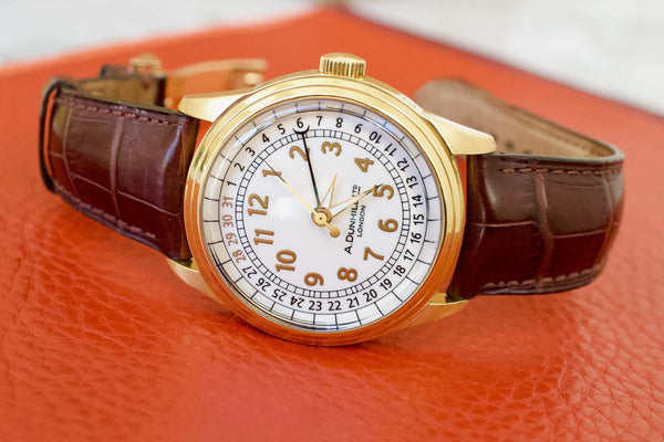 SOLD OUT: Dunhill Solid 18K GOLD Pointer Date 40mm Mens Watch Limited to 500