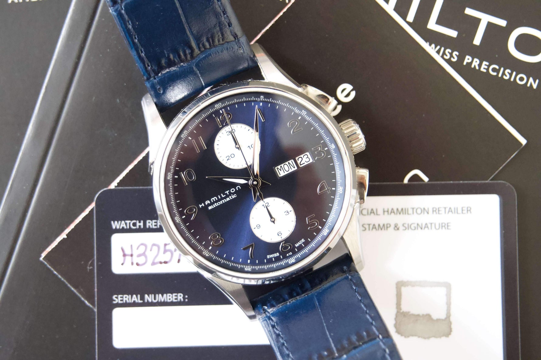 SOLD OUT: Hamilton Jazzmaster Maestro 41mm Chronograph H32576641 - WearingTime Luxury Watches